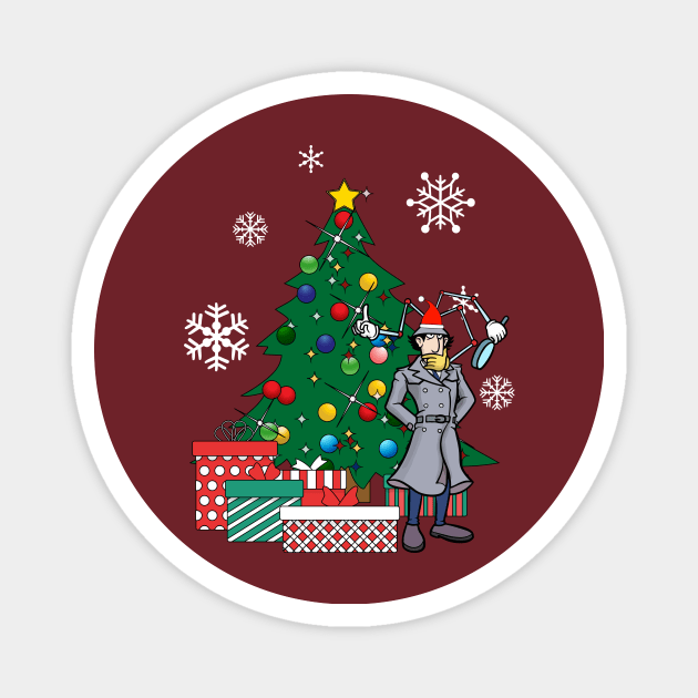 Inspector Gadget Around The Christmas Tree Magnet by Nova5